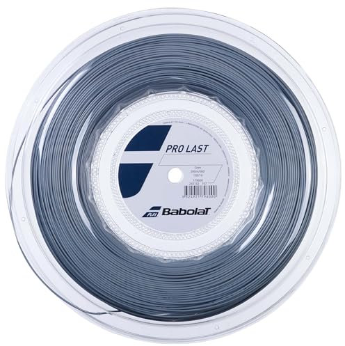 Babolat PRO Last 200M Tennis Rotolo di Corde 200M Monofilamento Grigio 1,30