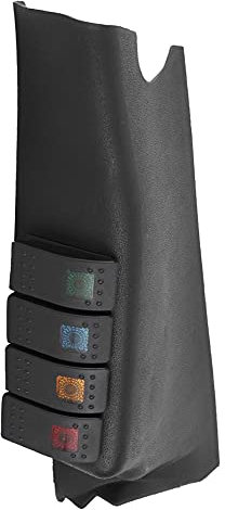 Aramox Auto A-Säulen-Schalter, Auto A-Säulen Schalter Panel Kombinationsschalter mit 4 LED Fit für 2007-2017