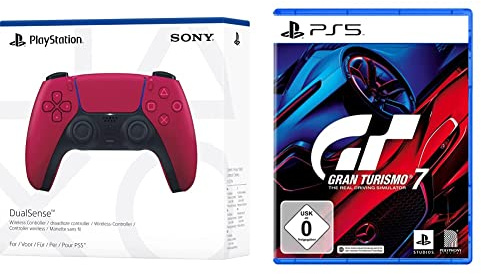 DualSense Wireless Controller Cosmic Red + Gran Turismo 7 | Standard Edition [PlayStation 5]