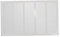 20'' x 12'' Inch / 500 x 300 mm White Steel Vent Cover - Metal Rectangular Soffit Grille - Louvered Air Return Grille - for Ceiling and Sidewall - Built-in Protection Screen Mesh - HVAC Ventilation