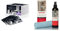 Screenix Edelstahlreinigungstücher, 30 Stück & ALCLEAR 721ER Profi Edelstahlreiniger 250 ml und Profi Mikrofasertuch, reinigt Edelstahl streifenfrei, gegen Schmutz, Fingerabdrücke und Fett