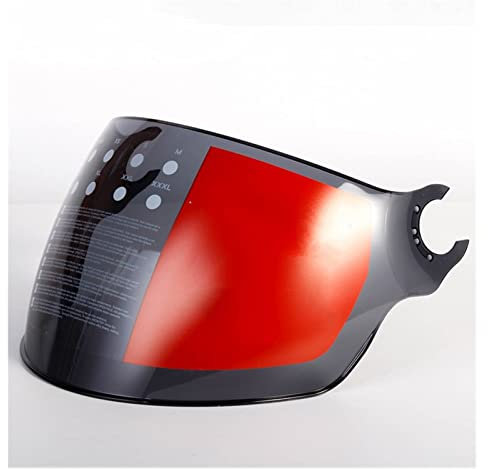 HONNR Scudo Visiere Moto, Compatibile con L-S-2. OF562 Visiera del Casco Sostituire Gli Occhiali da Sole Lenti Extra Compatibili con I Caschi Airflow L-S-2 (Color : Schwarz)