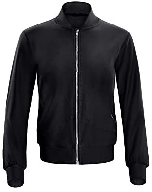 Winshape Damen Functional Comfort Jacket J007c Bomber, Schwarz, XL EU