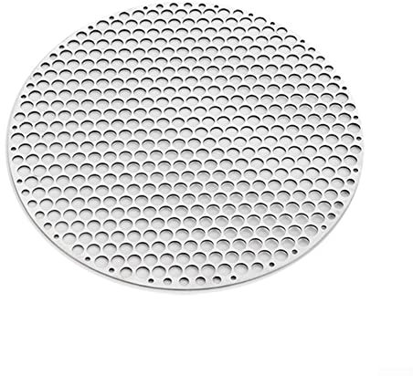 Rundes Grillnetz aus Edelstahl, Grillmatte, Karbonofen, Dampfnetze, Küche, Outdoor, Grillrost zum Dämpfen, Ofen, Herd, Bratscheibe - 20 cm
