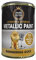 AlezyB - 300ml Tin Paint Metallic Shimmering Gold Multi-Purpose Use for Metal and Wooden Furniture, Ornaments, Decorative Items and Much More for Interior & Exterior