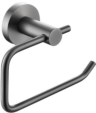 Bristan RD GM Round Toilet Roll Holder, Gun Metal Grey, One Size