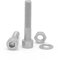 NOLDAR | Vis à tête cylindrique à six pans creux. Vis Btr Acier inoxydable AISI 304 (A2). Mesure M8 x 60 mm. Comprend 20 vis avec 20 écrous et 20 rondelles (60 pièces). Vis inox partiellement filetées