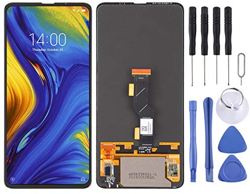Pantalla LCD de teléfono móvil Pantalla LCD TFT para Xiaomi Mi Mix 3 con Digitizer Conjunto Completo (Negro) Parte de reparación