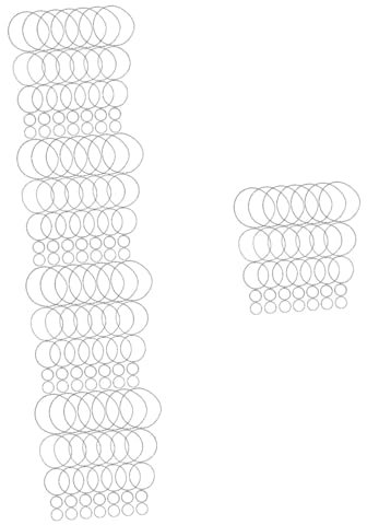 PartyKindom 250pièces Courroies pour Enregistreurs Cassette Courroies Carrées pour Maintenance De Platines DVD Et Vidéo Résistantes Et pour Réparation De Magnétophones