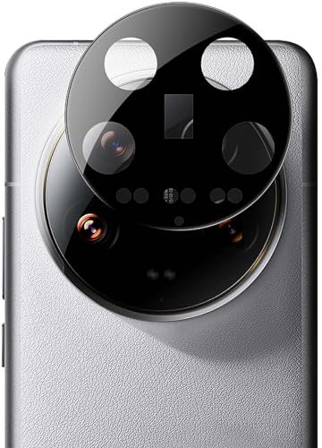 SEIAIYG Protection Camera Objectif pour Xiaomi 14 Ultra, [3 Pièces] Ultra HD 9H Dureté Verre Trempé Résistant Aux Rayures Caméra Arrière Protecteur