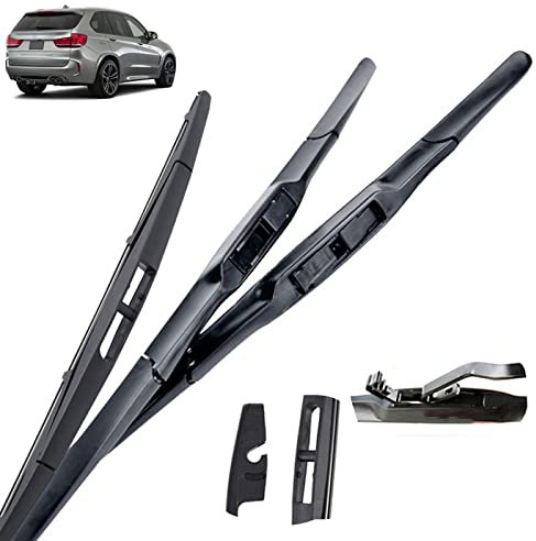 Auto-Windschutzscheiben-Scheibenwischerblätter-Set, für BMW X5 F15 Scheibenwischer vorne und hinten 2013 2014 2015 2016 2017 2018