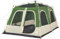 vidaXL Kuppel Familienzelt 8 Personen, Campingzelt mit Quick-Release-System, Kuppelzelt mit E-Anschluss, Wurfzelt, Grün 190T Polyester