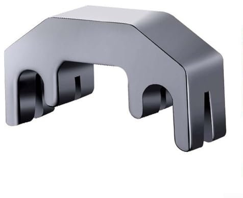 Premium Metall Violine Dämpfer für lautloses Üben, Geige Violina Dämpfer, kompatibel mit 44 12 Violinen (Schwarz)