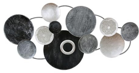 Große Wanddekoration aus Metall, Moderne Wandkunst aus Metall im Boho-Stil mit Lotusblatt, 3D-Wandskulpturen, handgefertigte Wanddekoration zum Aufhängen an der Wand
