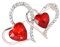 Broche élégante en alliage de strass en forme de cœur pour femme, unisexe, accessoire de Saint-Valentin et célébration
