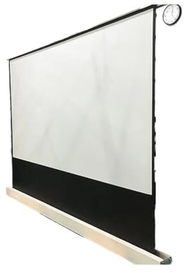 DGOINGPI Projection Screens smart home Screen 80-150 Inch Electric Motorized HD/4K Home Cinema White Floor Rising Projector Screen(120 inch)