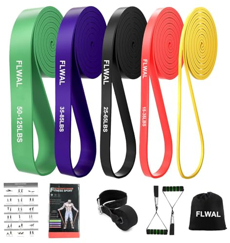 FLWAL Ceinture de résistance, ceinture d'exercice avec poignée, ceinture d'assistance à la traction avec ancre de porte, entraînement physique masculin et féminin, utilisé pour l'étirement du corps