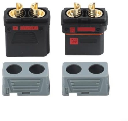 BildeeMait QS8P-L 110A 500V Anti-Spark Connector with Dust Cover for RC Car for battery Power Cable 8-12AWG
