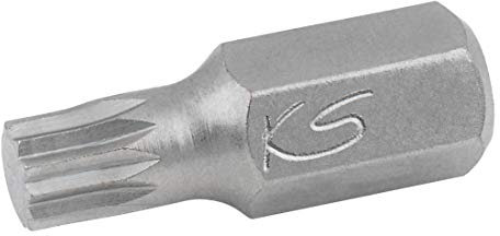 KS Tools 930.3012 - Embout de Vissage XZN®, L.30 mm - A 10 mm - M12 - En Acier Nickelé