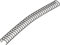 Renz Ring Wire Drahtkamm-Bindeelemente in 3:1 Teilung, 34 Schlaufen, Durchmesser 16.0 mm, 5/8 Zoll, schwarz