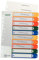 Leitz A4 Register, 10er Pack, 1-10, 10 Trennblätter, Beschriftbares Deckblatt, Extrabreit, PP, Mehrfarbig, 12930000