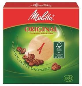 2000 x Rundfilter / Kaffeefilter Melitta Original 1 (Rund / Naturbraun)