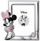 Disney Baby - Bilderrahmen - für Tische oder Nachttische im Kinderzimmer - mit bunten details - Minnie-Maus-Design - silberfarben