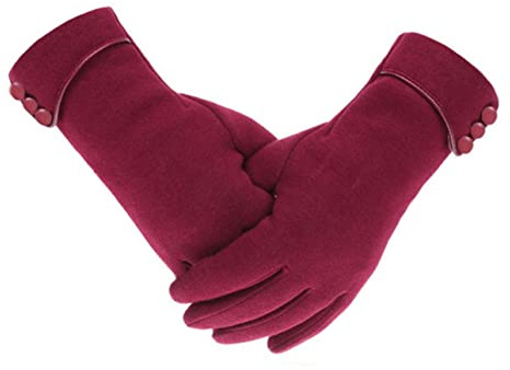 Tomily Damen Touch Screen Gloves Handschuhe (1er Pack)