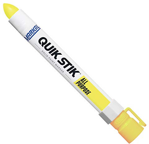 Markal Quik Stik 61041 Allzweck-Marker, Neongelb, 12 Stück