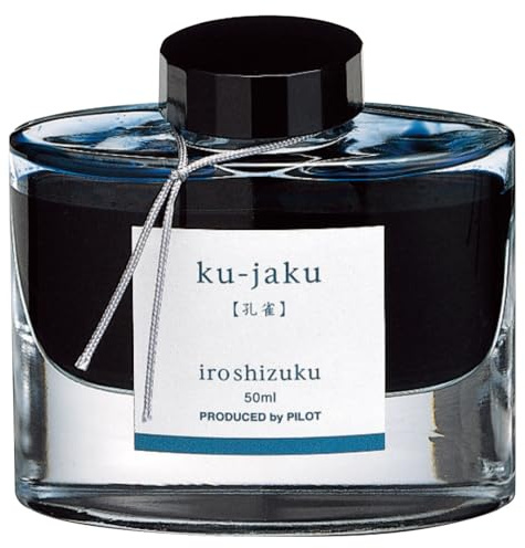 Pilot Iroshizuku Fountain Pen Ink - 50 ml Flasche - Ku-jaku Peacock
