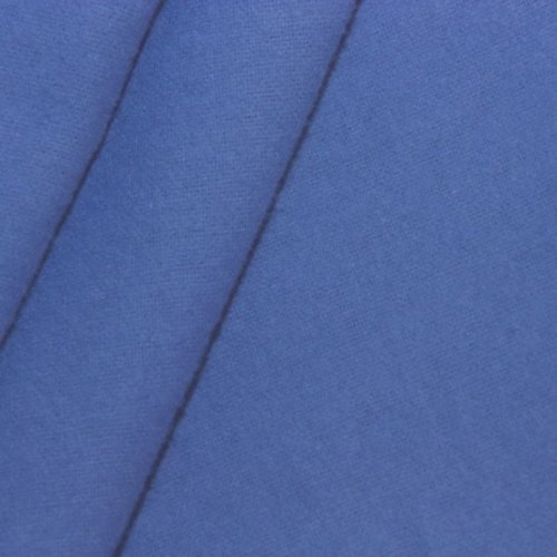STOFFKONTOR Deko Molton Stoff B1 schwer entflammbar Breite 300cm – Meterware, Farbe Hell-Blau – geeignet für Dekoration, Wandverkleidung uvm