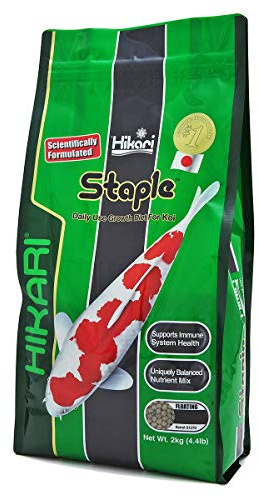 Hikari Staple Large Floating Pellets 2kg – Daily Fish Food with Clean Water Formula