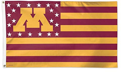 WinCraft NCAA University of Minnesota Deluxe-Flagge, 90 x 150 cm