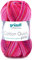 Gründl Cotton Quick Print Strickgarn / Häkelgarn (100% Baumwolle, OEKO-TEX zertifiziert, 50 g / 125 m, Nadelstärke: 3 - 4, 1 x 50 g), Fuchsia-Rot-Multicolor