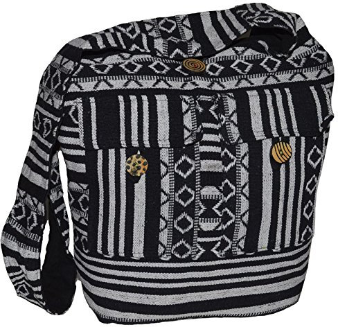 Schultertasche Umhängetasche Beuteltasche Freizeittasche Ethno Boho Hippie Goa Indische Tasche (B09.05)