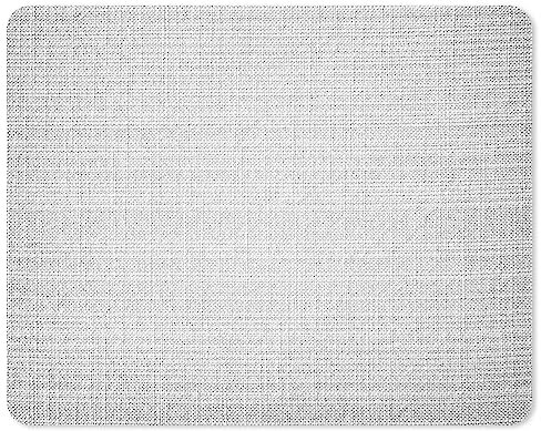 Mauspad in Grau mit Stoff-Optik I 24 x 19 cm I Mousepad in Standard-Größe, rutschfest I schlicht modern Textur-Effekt I dv278