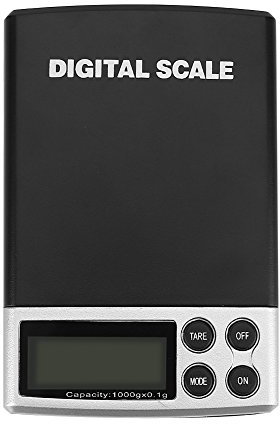 1 kg / 0,1g LCD Skala Elektronische Digitale Taschenwaage Schmuck Lebensmittel Gewicht Mini Küche Bürowaage Balance Wiegen Tragbare