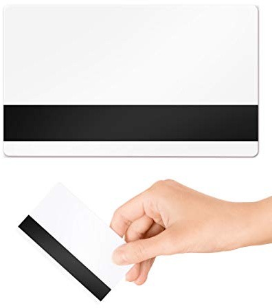 CKB LTD Hi-Co 2750oe Mag Stripe PVC Blanko Prämie weiß, Kunststoff, Standard CR80, Kreditkartengröße 86x54 mm, 760 Mikron für Ausweise Dienstausweise, EC und Bankkarten, Kartendruck drucker, 100 Stück