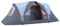 Outsunny 5-6 Man Camping Tent Tunnel Tent UV Protection 3000mm Water Resistant Hiking Shelter with Groundsheet and Carry Bag - Grey