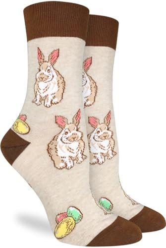 Good Luck Sock Damen Tiersocken Erwachsene, Osterhasen-Eier, Einheitsgröße