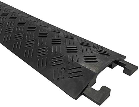 EZ Runner PVC Small Drop Over Cable Ramp - Black