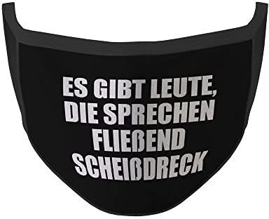 Copytec Mund Nasen Maske fließend Scheißdreck Menschen Statement Fake News Fun #35278