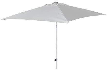 Jan Kurtz, elba, eckig 150x200cm, hellgrau, sonnenschirm, umbrella, parasol