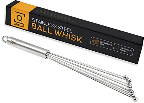 Schneebesen aus Edelstahl (extra groß, 30,5 cm, Stanless Ball Schneebesen)
