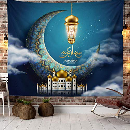 Ramadan Dekorationen Ramadan Mubarak Eid Dekoration Hintergrund Wandteppich Stoff Ramadan Mubarak Kareem Home Dekoration Wandteppich Wandbehang