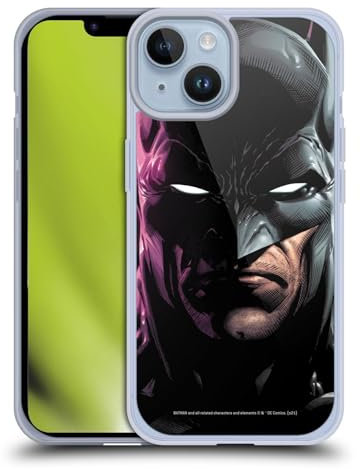 Head Case Designs Licenciado Oficialmente Batman DC Comics Batman Tres bromistas Caso Funda de Gel Suave Compatible con Apple iPhone 14