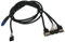 60 cm Frontgehäuse-Panel USB 3.0 + USB 3.0 + HD Audio Ports I/O Board + Interner Kabel USB Blende DIY Gehäuse Verlängerung