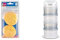 Tigex Kits de Toilettes 2 Éponges Végétales Boule Bébé 80601251 & NUK Boîte Doseuse à Poudre de Lait, 4 compartiments