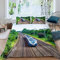 AOLIGL Bettwäsche 135x200 cm Die Eisenbahn Bettwäsche Set Kinder Mädchen Teens 3 Stück Hypoallergen 100% Mikrofaser Bettbezug mit Reißverschluss Schlafkomfort Bettwäsche
