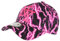 Hip Hop Honour Casquette NY Rose et Noire Style Eclairs Streetwear Baseball Stormy - Taille Unique - Rose